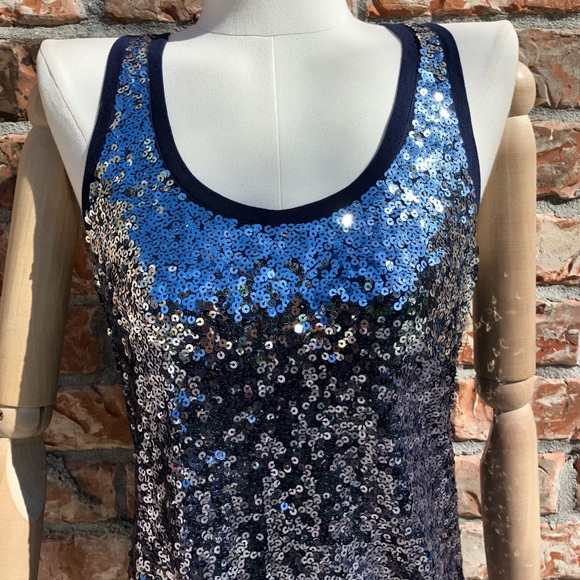 Express ombre sequined-front tank top / XS / Excellent condition - Picture 4 of 16